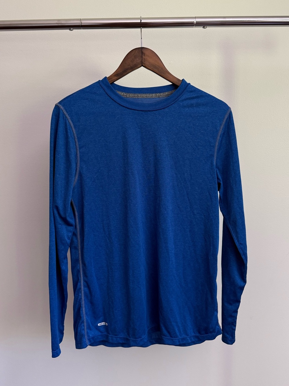 STARTER Men's Royal Blue Long Sleeve Crewneck Shirt